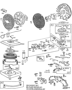 Carb. Assembly Manifold,a/C Diagram and Parts List for 400437-0121-XX  Briggs and Stratton Engine